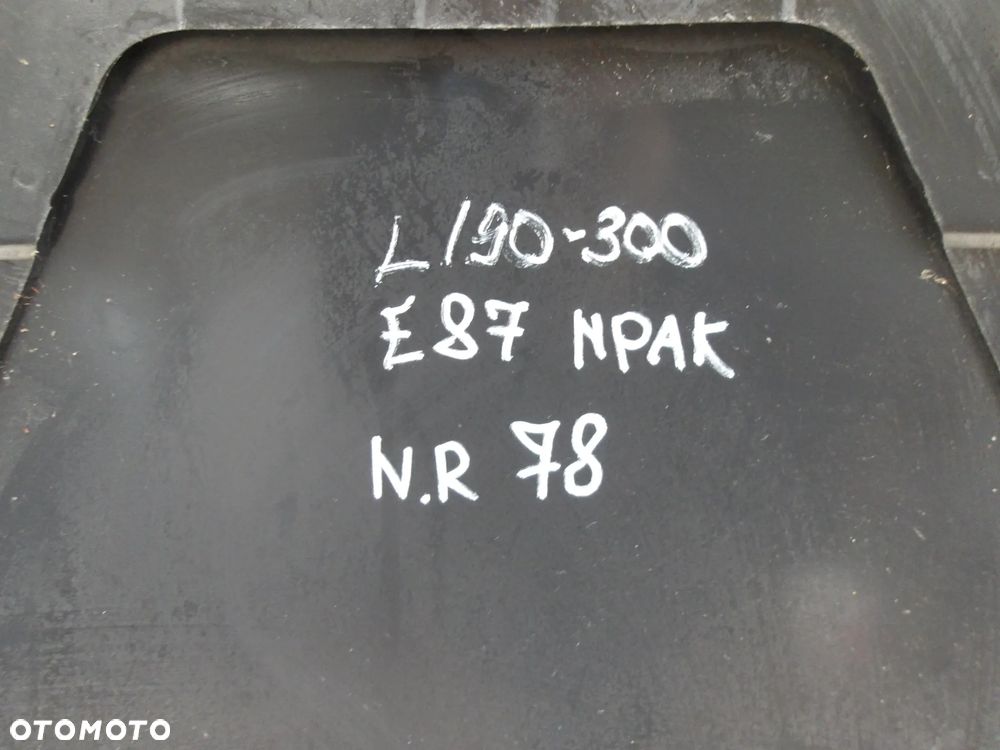 MASKA POKRYWA SILNIKA BMW E81 E82 E87 E88 F-VAT - 12