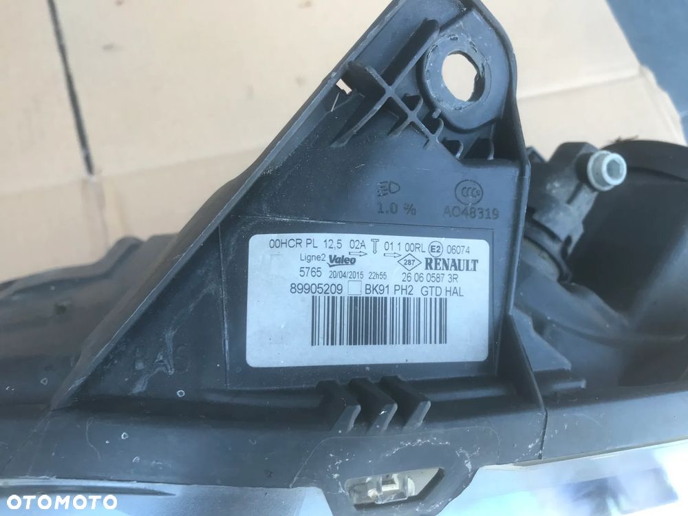 Renault Laguna III Lift 10-15 Reflektor Lampa Przód Oryginał Europa - 5
