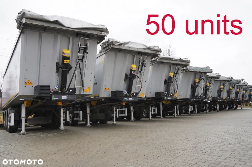 Wielton NW-3 / waga 6,2 t / poj. 38m3 / elek. dach / Teflon / 50 naczep r.2021 - 1