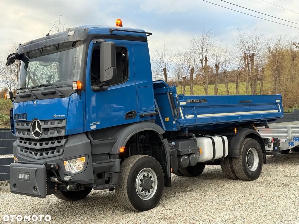 Mercedes-Benz * Arocs * 4X4 * JAK NOWY * Wywrotka Kiper Meiller+ Przyczepa * Zestaw  Sprowadzony * 80.700 km Oryginalnie * Mercedes - 3