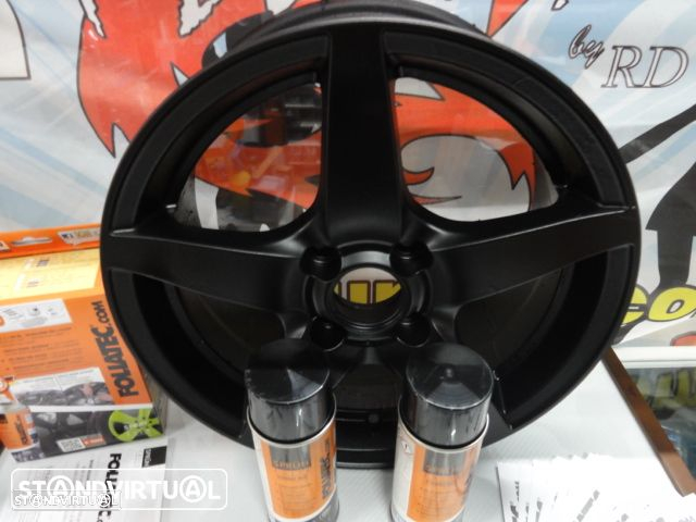 Kit de Tinta plástica removivel Foliatec em spray 2 x 400ml Preto Mate ou preto brilhante temos 30 cores em stock - 10