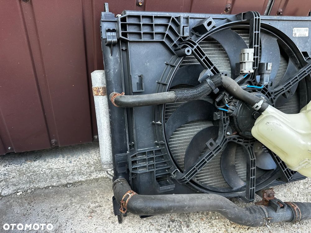 Komplet Chłodnic Wody Intercooler Klimy Wentylator Nissan Pulsar I 1,5 dCi - 10