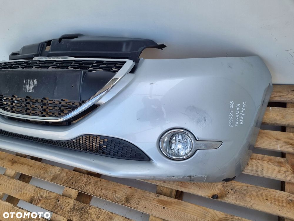Peugeot 208 KOMPLETNY PRZEDNI ZDERZAK przód EZR EZRC GRIL GRILL 9672794477 - 4