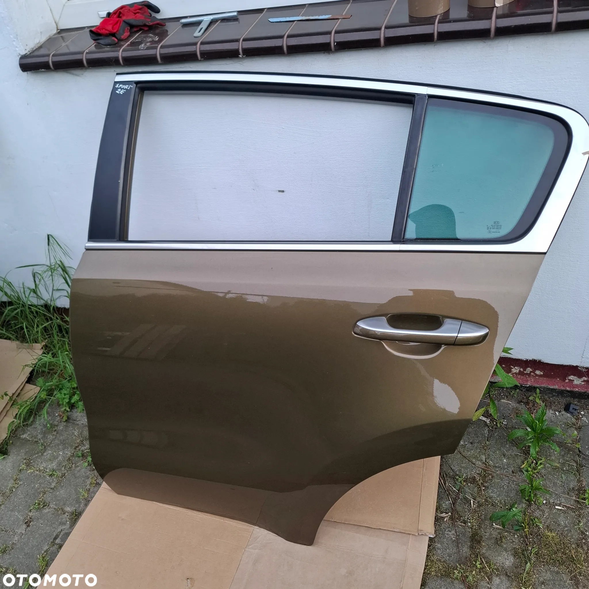 KIA SPORTAGE IV 4 15- DRZWI LEWA STRONA 2e brazowy zielony Alchemy Green PRZÓD LEWE TYŁ LEWE - 11