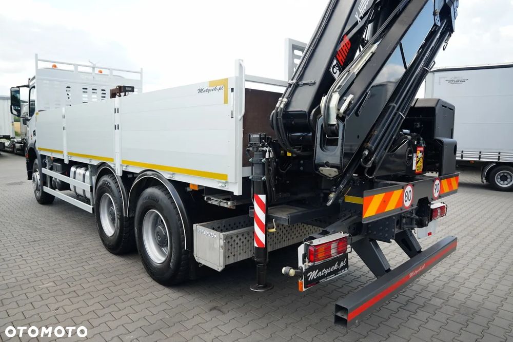 Mercedes-Benz AROCS 2640 / 6x4 / SKRZYNIOWY 6,5 M + HDS HIAB X- hiduo 158 DS- 4 / MAX 4 700 KG / STEROWANIE RADIOWE / ROTATOR / WIDŁY DO PALET / EURO 6 - 17