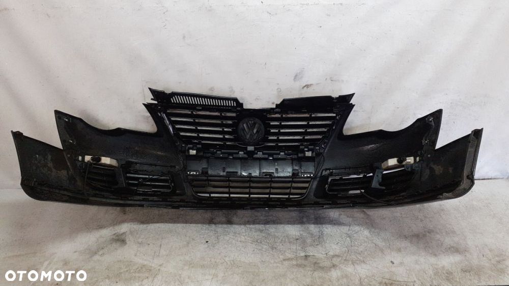 $ ZDERZAK PRZÓD PRZEDNI DO VW VOLKSWAGEN PASSAT B6 GRILL LC9Z CZARNY - 5