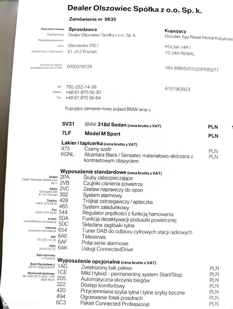 BMW Seria 3 318d M Sport - 9