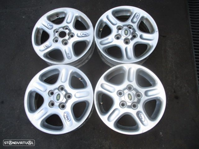 Jogo De Jantes JGJANT1085 LAND ROVER FREELANDER 2000 2.0DI 4X4 95CV 5P PRETO ET45 5.5X15 5X114.5 62Mm - 2