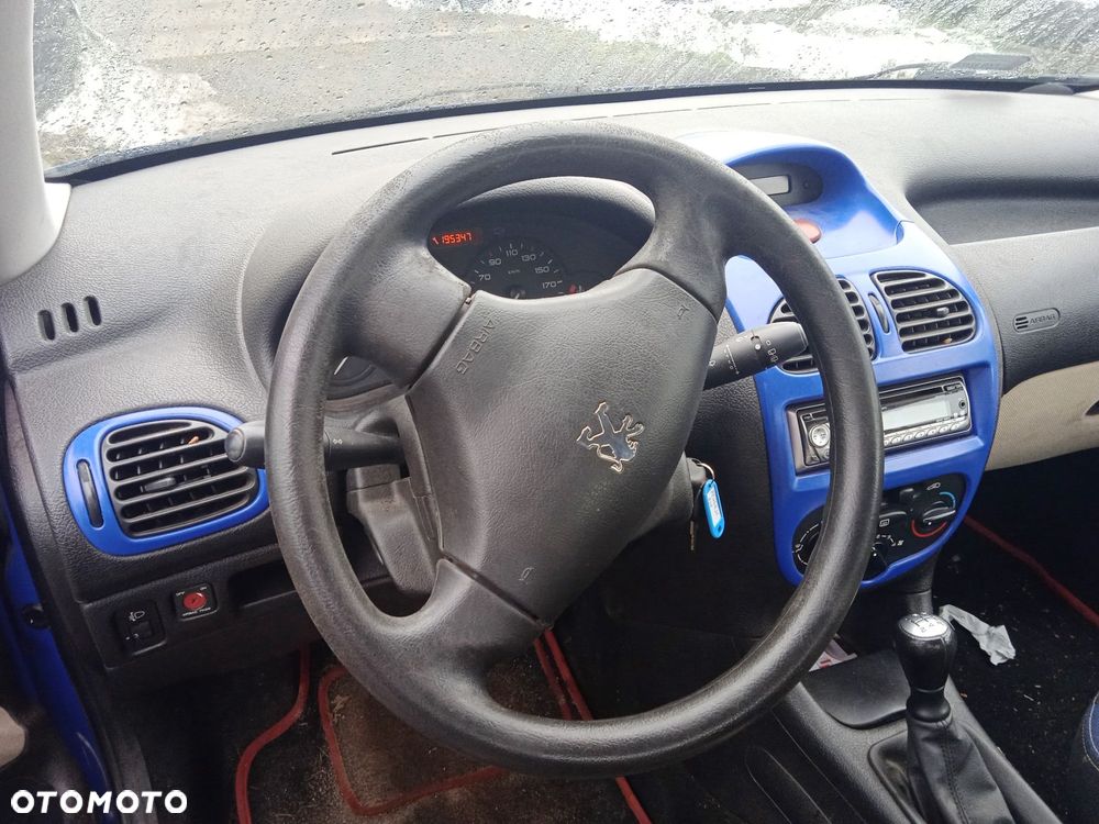 Na części Peugeot 206 1.1 B 5D kolor EGJB silnik HFX skrzynia maska klapa błotnik drzwi zderzak szyba - 6