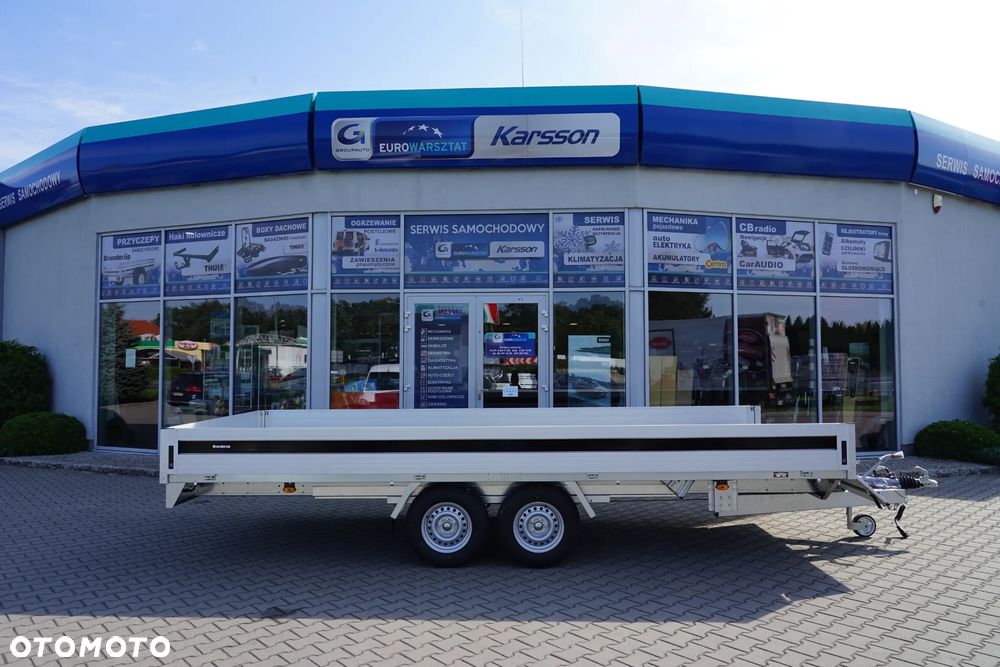 Brenderup 517x204x35 SUPER MOCNA PRZYCZEPA Brenderup 5520 OTWIERANE WSZYSTKIE BURTY - 1