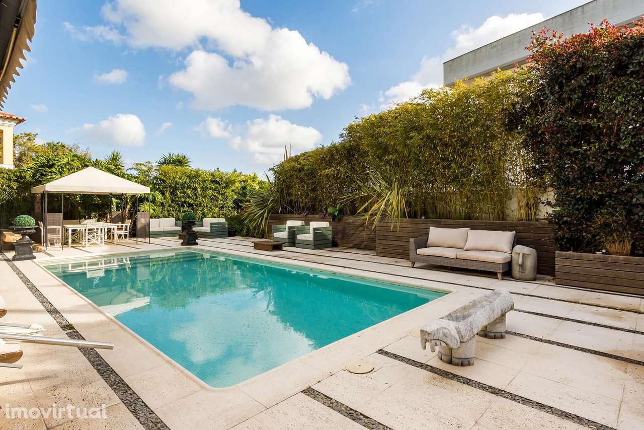 Moradia Isolada T5 + 1 com piscina, Estoril, Cascais - Grande imagem: 2/48