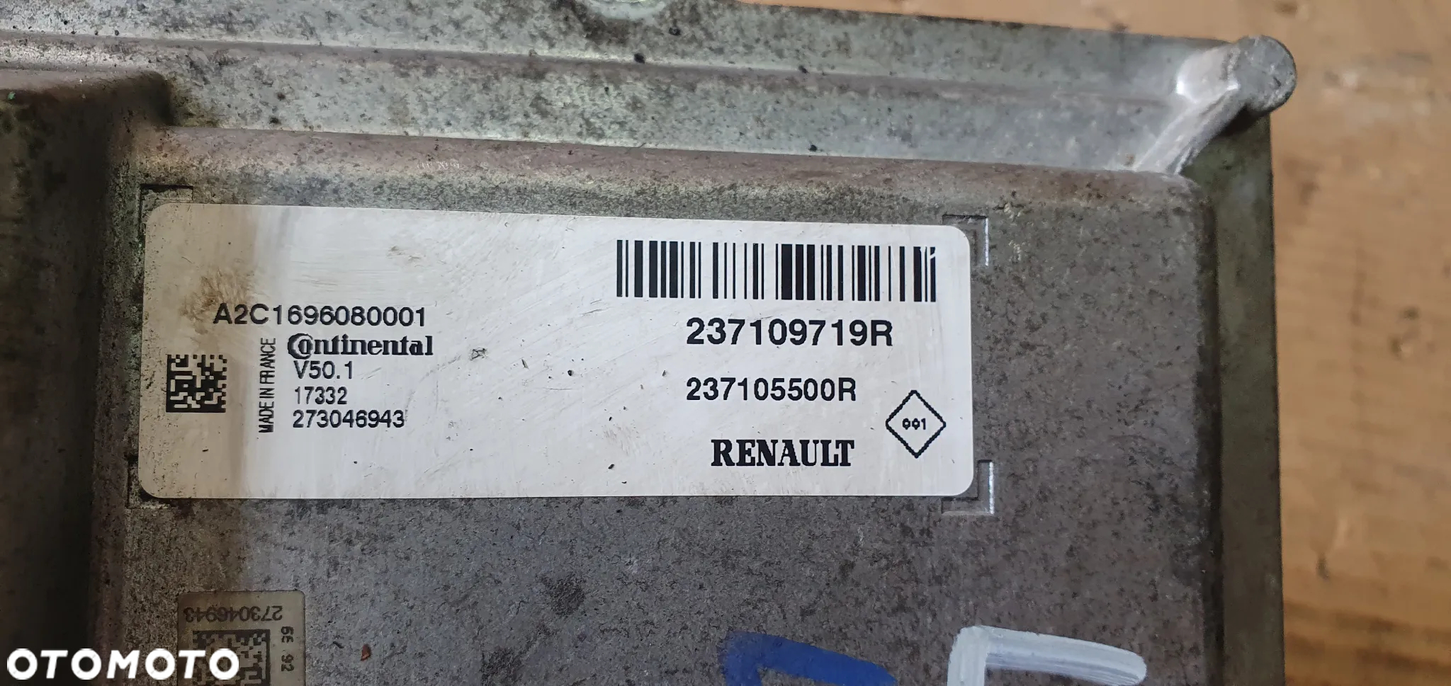 Komputer sterownik silnika Dacia Logan II 0.9 TCE 237109719R 237105500R - 5