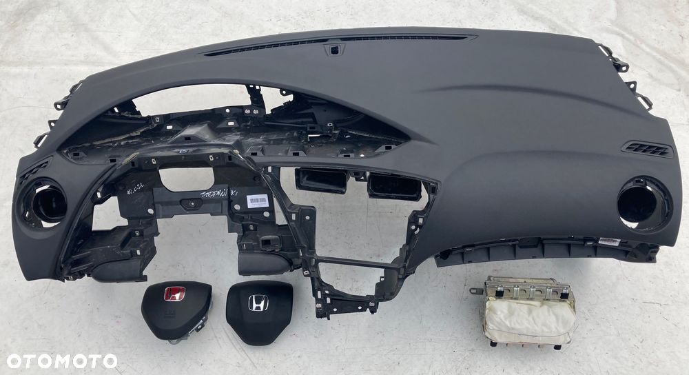 HONDA CIVIC 9 IX UFO 2 DESKA KONSOLA KOKPIT PULPIT PÓŁKA PARAPET PODUSZKI POWIETRZNE KIEROWCY PASAŻERA AIRBAG SRS naprawa regeneracja wymiana od ręki Raz2 !!! - 1