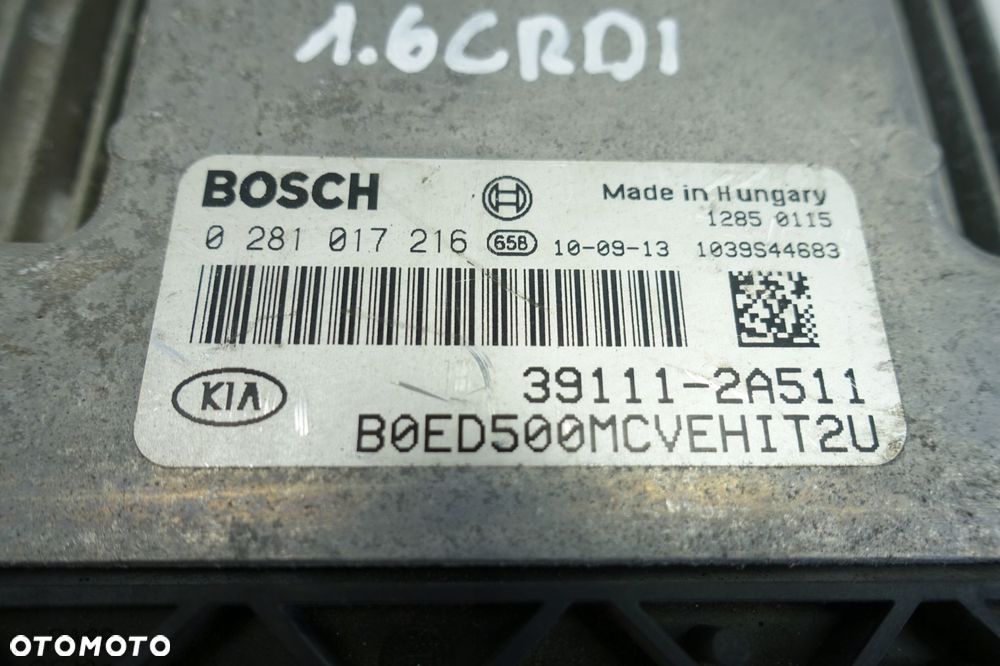 Kia Ceed I 1.6 CRDI KOMPUTER SILNIKA sterownik - 10