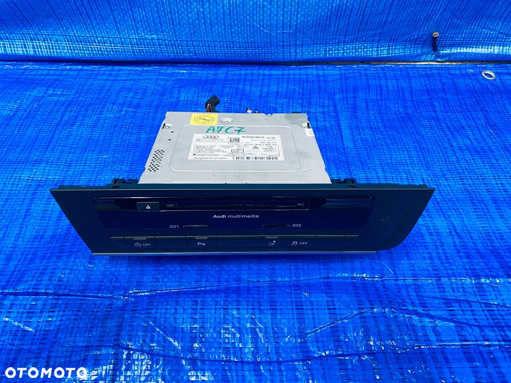 TUNER RADIO CZYTNIK JEDNOSTKA NAWIGACJI MULTIMEDIA MMI AUDI A6 A7 C7 2011- ; 4G0035192HX 4G0035192G ORYGINAŁ - 4