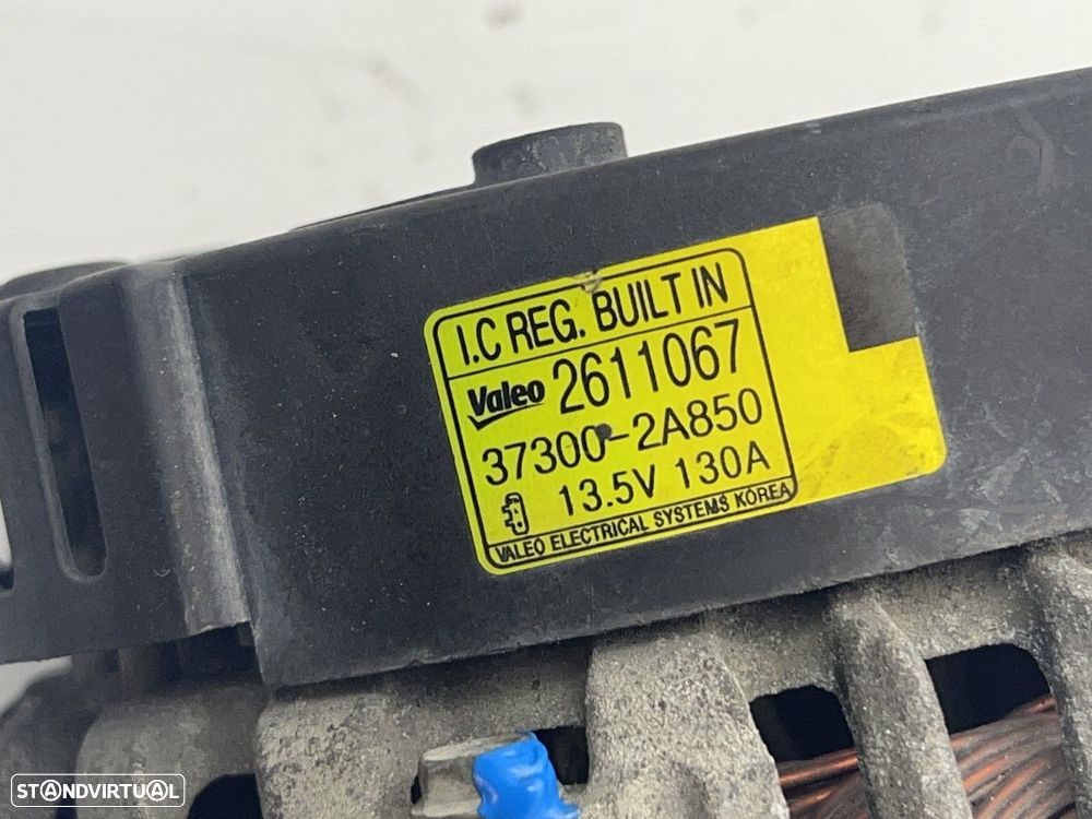 Alternador KIA CARENS IV 1.7 CRDi REF. 373002A850 MOTOR D4FD - 5