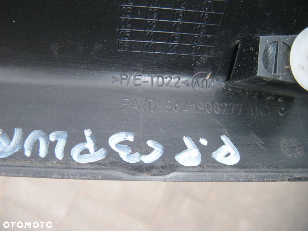 citroen c3 pluriel listwa drzwi prawych   9641908277 - 2