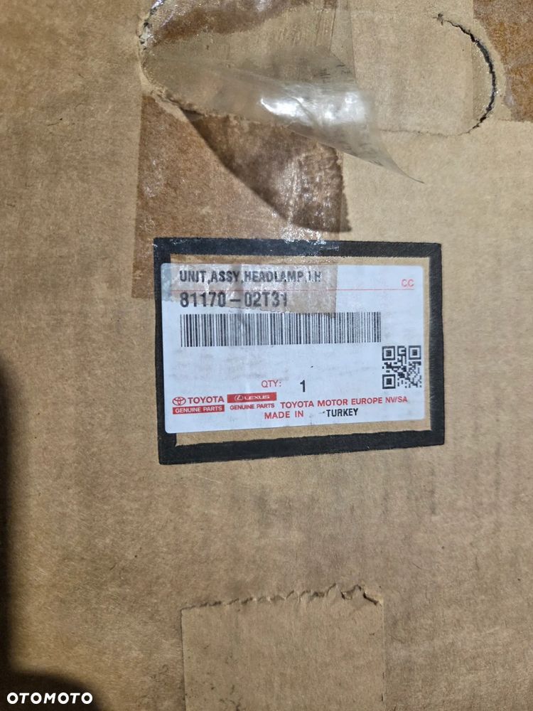 Lampa lewa przód przednia Toyota Corolla XII E21 2018-2023 Sedan 81170-02T31-00 81170-02T31 Reflektor lewy przód przedni Toyota Corolla XII E21 2018-2023 Sedan 8117002T3100 8117002T31 - 12