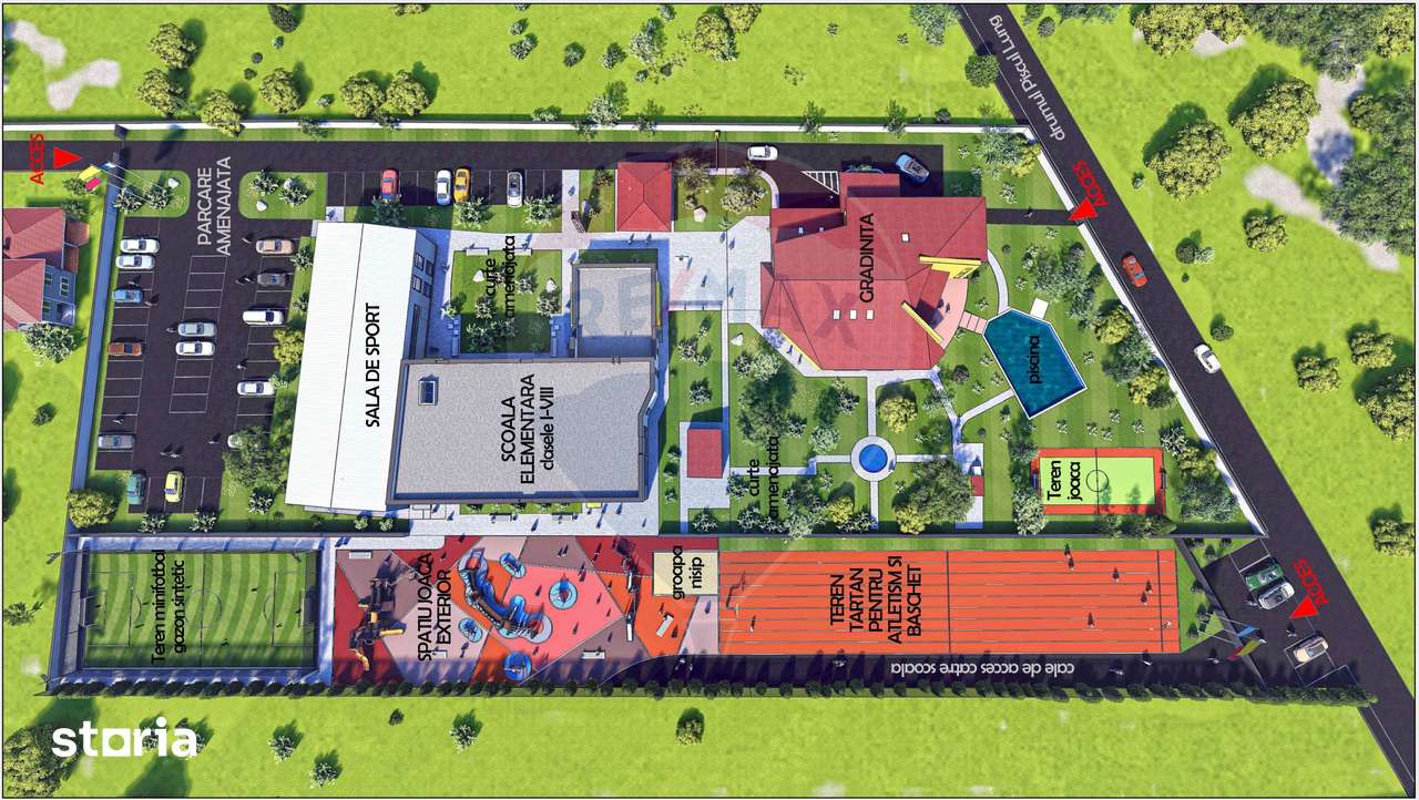 For Sale Educational Campus Baneasa, 12000sqm Land-School-Kindergarden - Imagine principală: 2/20