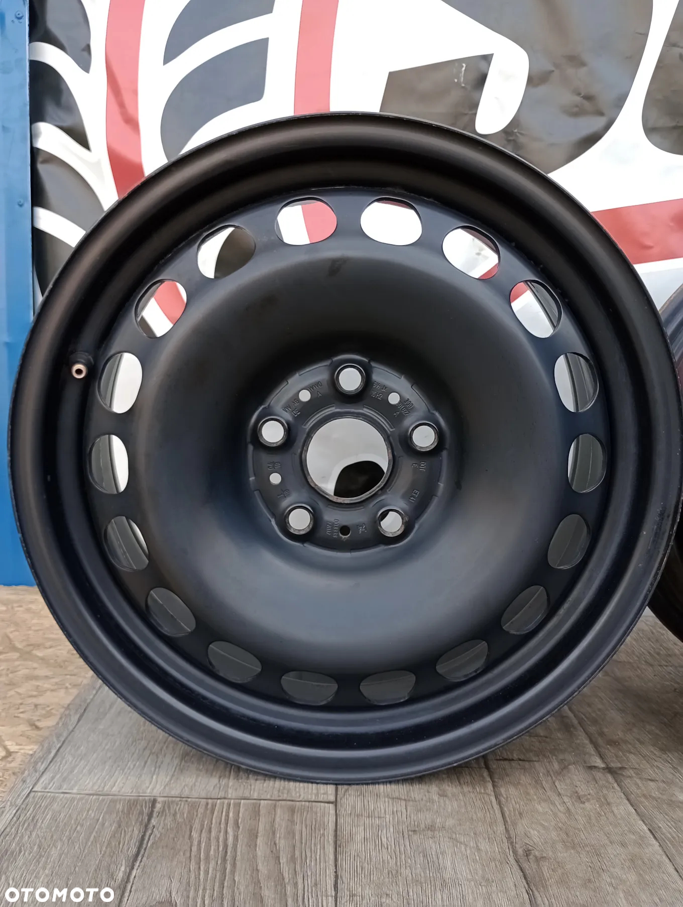 FELGI STALOWE 5x112 R16 6,5J ET41 VW PASSAT T-ROC GOLF JETTA TOURAN SKODA SUPERB KAROQ OCTAVIA - 3
