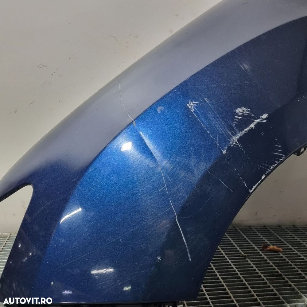 Aripa Stanga Fata Dacia Sandero 2 2012 - 2016 4 Usi Bleu Cosmos TERPR (1472) - 2