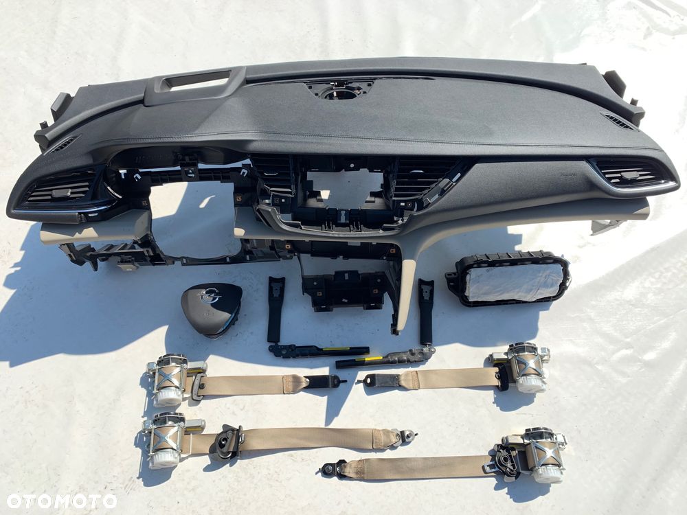OPEL INSIGNIA B DESKA KONSOLA KOKPIT PULPIT PÓŁKA PARAPET AIRBAG PODUSZKI AIR BAG PASY PAS Head Up ! ORYGINAŁ !!! - 1