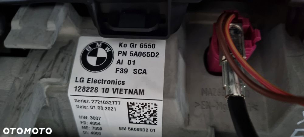 BMW X1 F48 2015- Monitor Wyświetlacz nawigacji Oryginał demontaż - 6