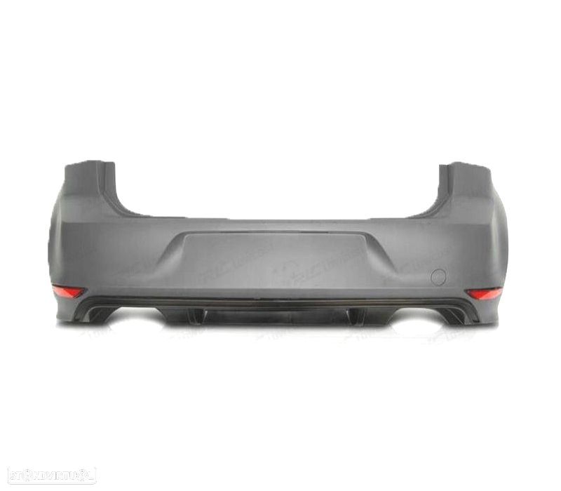 PARA-CHOQUES TRASEIRO VOLKSWAGEN VW GOLF 7 12-17 LOOK R20 - 4