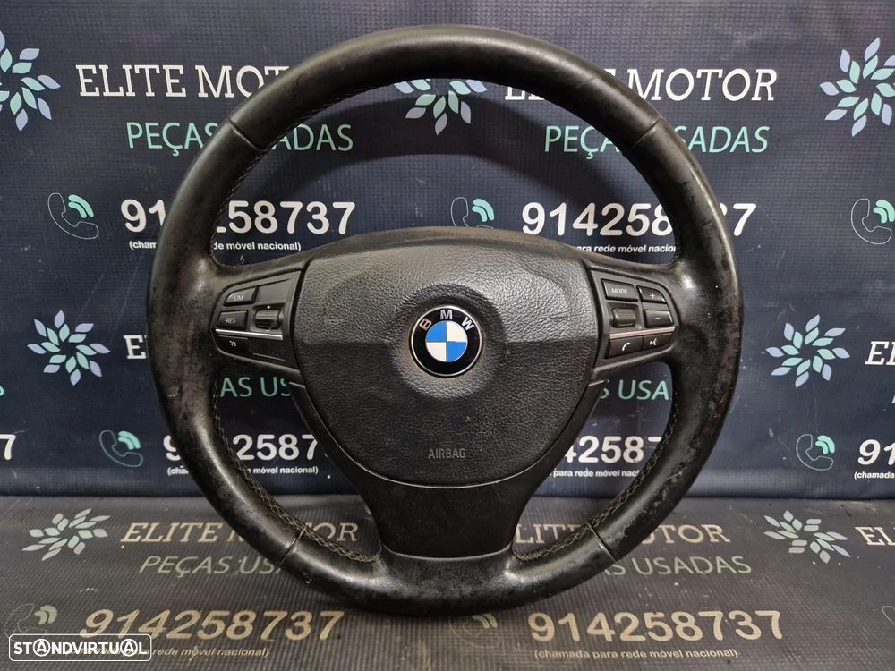 Volante usado pele com airbag BMW SERIE 5 F10 F11 - 3