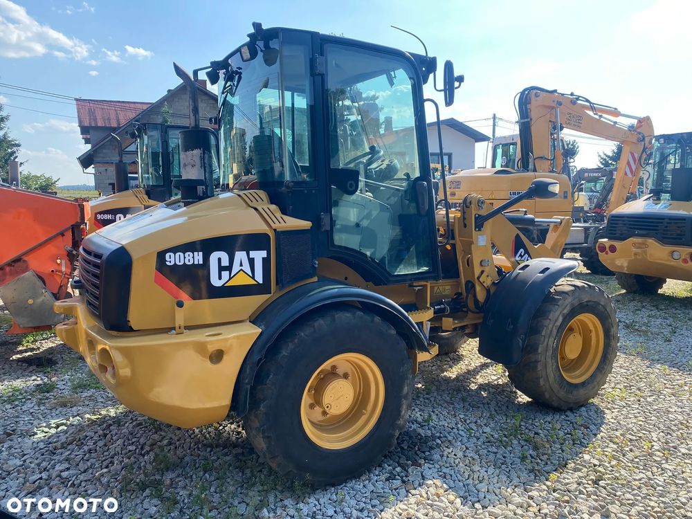Caterpillar CAT 908H, ŁYŻKA OTWIERANA + WIDŁY, BEZ DPF-A, Z NIEMIEC, SUPER UTRZYMANA - 2