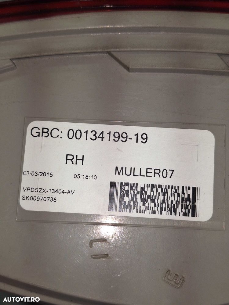 Stop dreapta Skoda Octavia 3 Break 2013-2019, Cod: 00134199 19 - 4