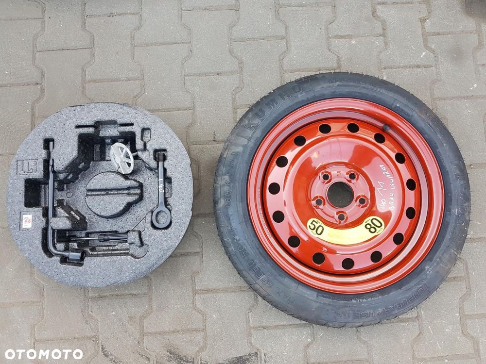 HYUNDAI I40 11-18r KOŁO DOJAZDOWE 17 5X114.3 WKŁAD KLUCZ UCHO - 1