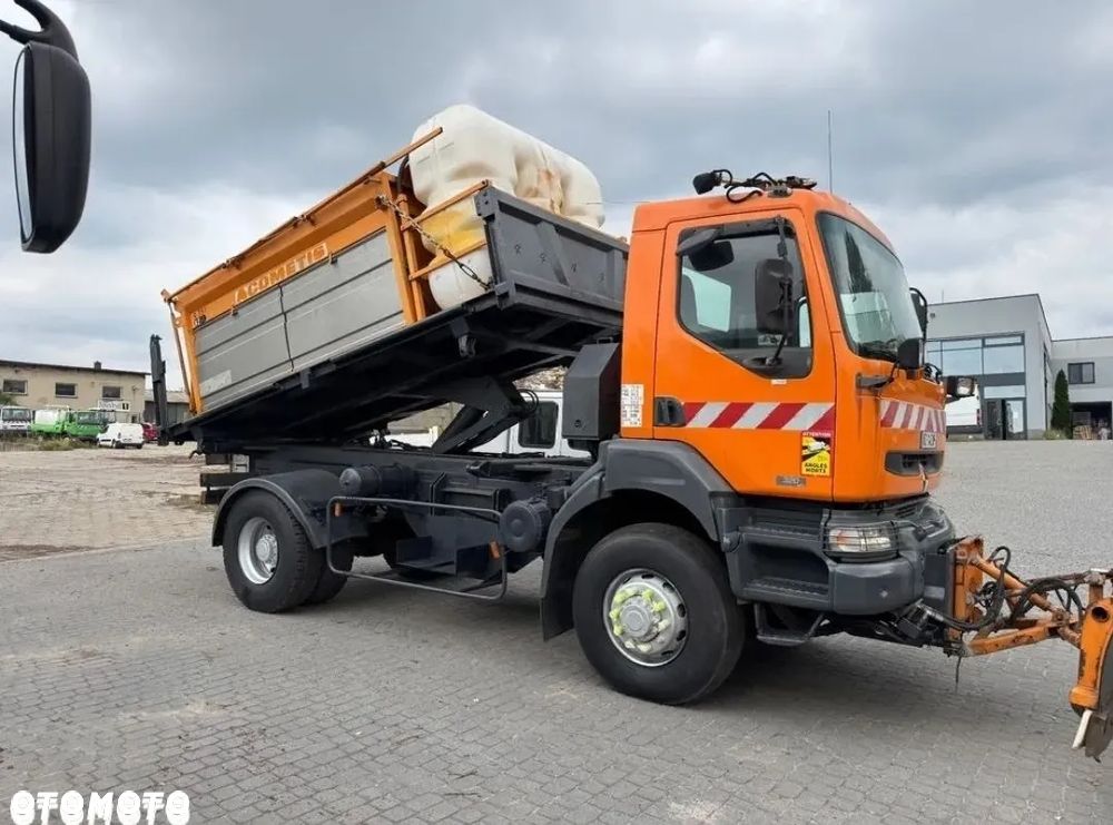 Renault Kerax 4x4 320DCi Wywrotka 3str 2004r. Klima SPECJALNY Solarka ACOMETIS Piaskarka Pług - 6
