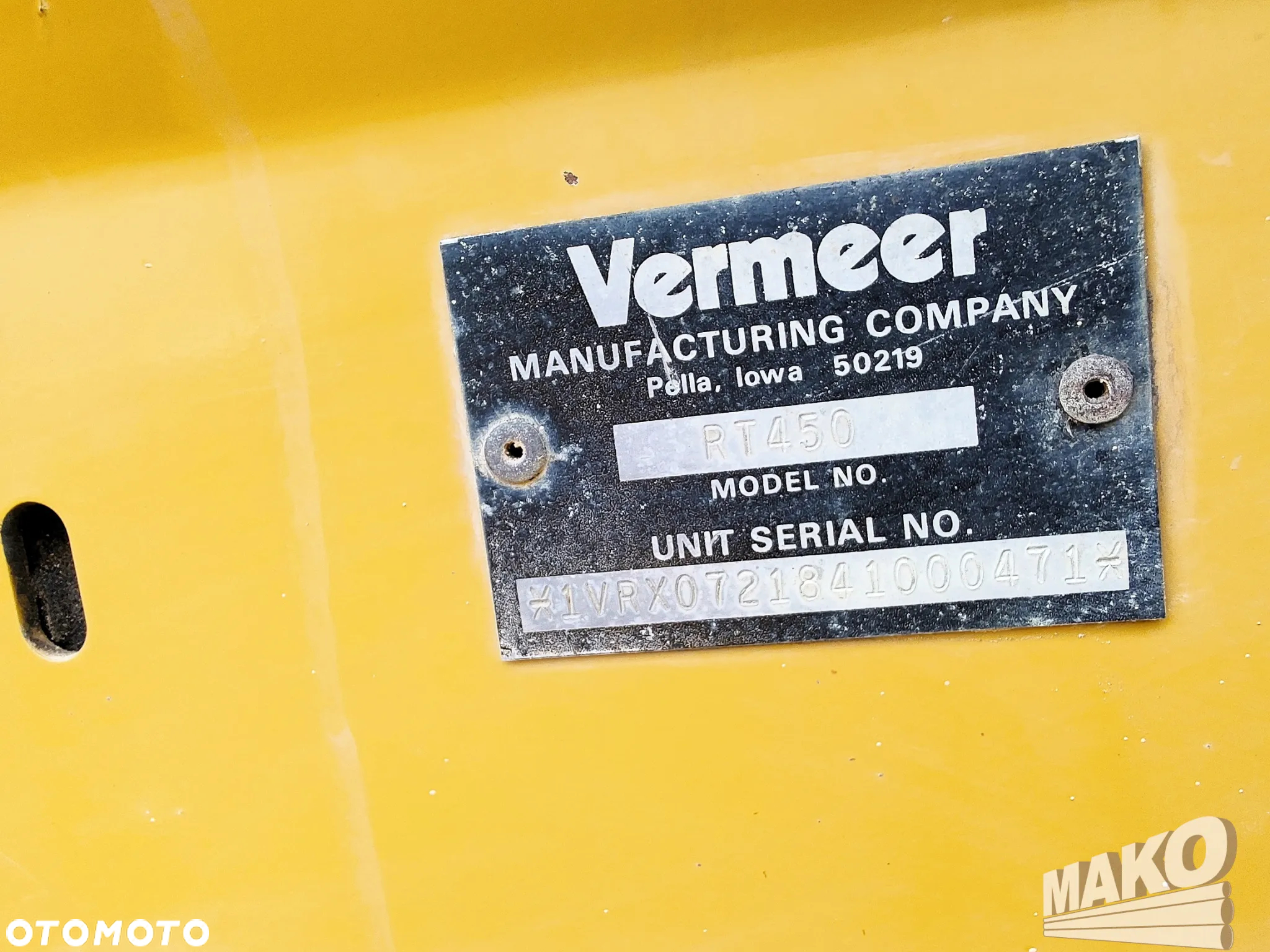 Vermeer RT450 - 16