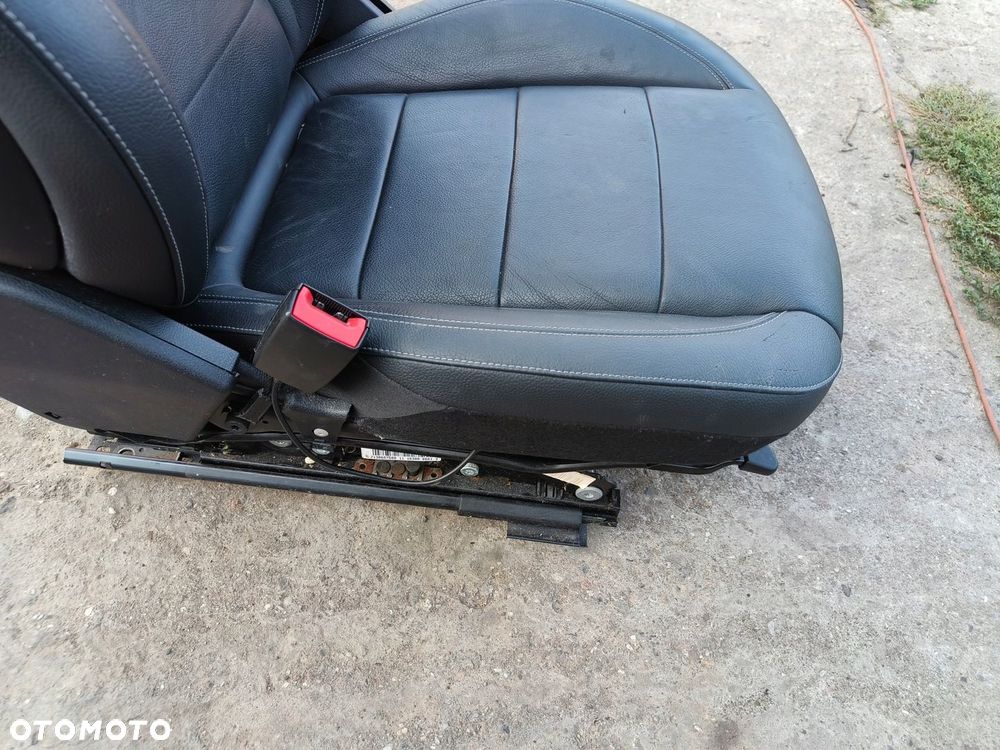 MERCEDES E KLASA W213 FOTEL PASAŻERA LEWY GRZANY CZARNA SKÓRA - 7