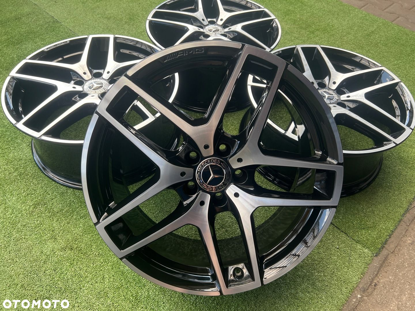 KOMPLET FELG FELGI ALU MERCEDES 253 GLC VITO V KLASA 19 AMG ORYGINALNE - 2