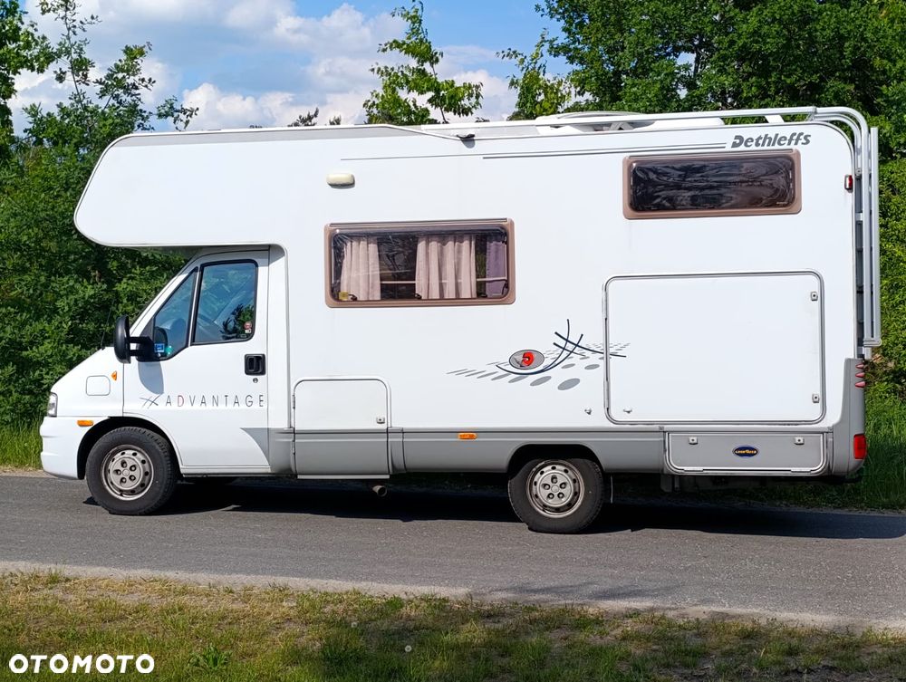 Fiat Ducato Dethleffs Alkowa Klimatyzacja Piętrowe łóżka Garaż - 2