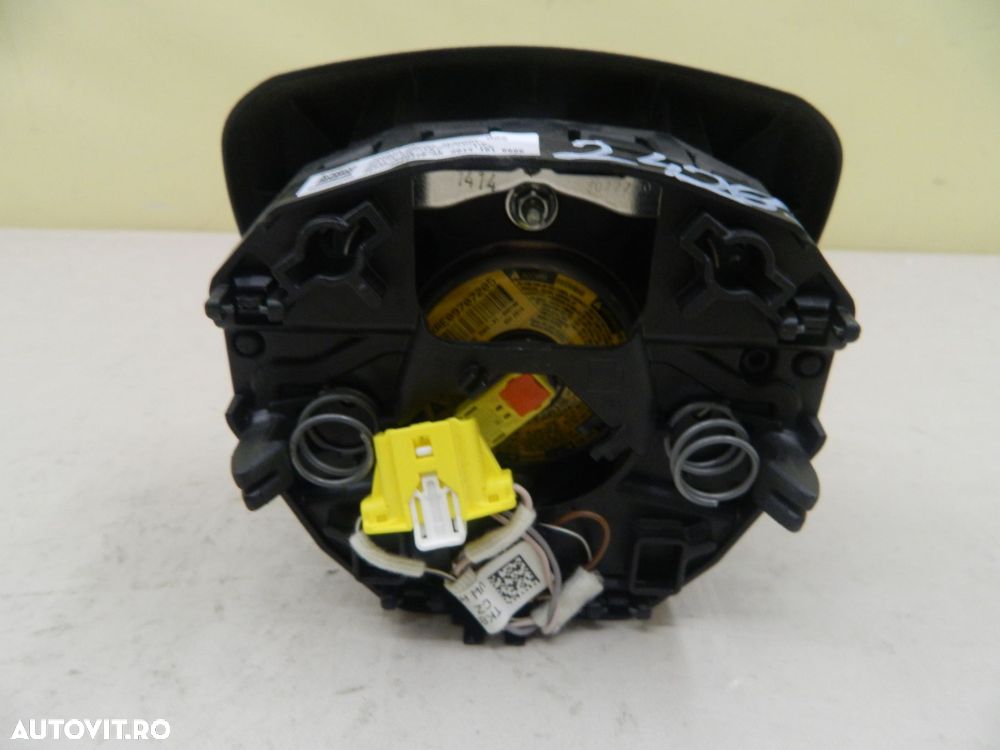 Airbag volan Skoda Octavia 3 / Rapid / Fabia 3 / Superb 2 facelift / Superb 3 / Scala, 2012, 2013, 2014, 2015, 2016, 2017, 2018, 2019, cod origine 5E0880201. - 3