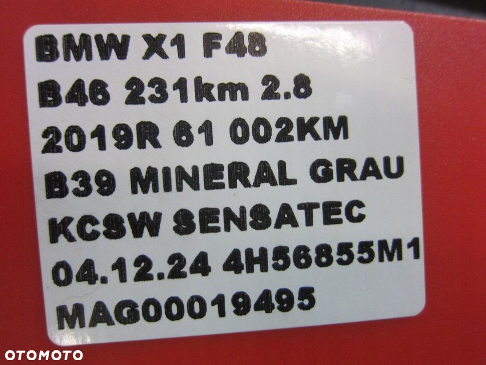 BMW X1 F48 B46 F39 2.8 SKRZYNIA BIEGÓW AUTOMAT 9423611 GA8F22AW 24009423611 - 15