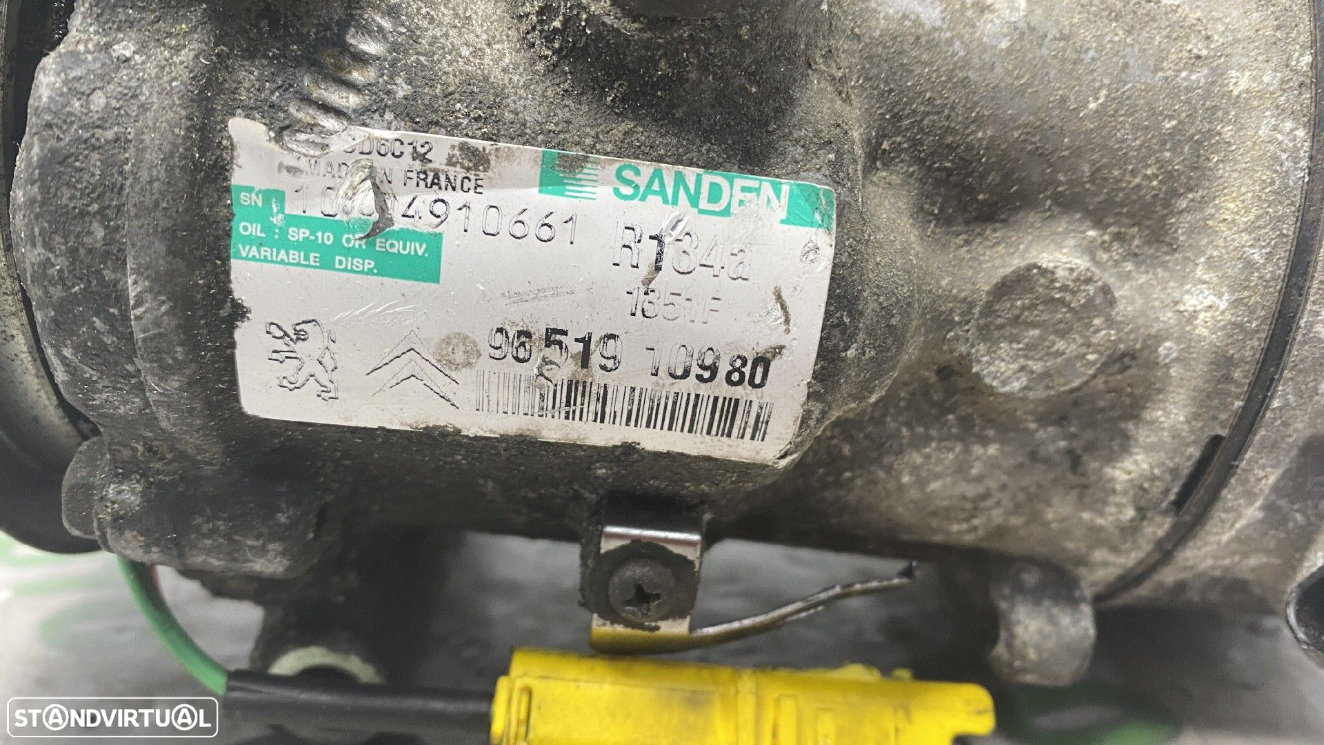 Compressor Ar Condicionado Citroën C4 Picasso I Veículo Multiuso (Ud_) - 4