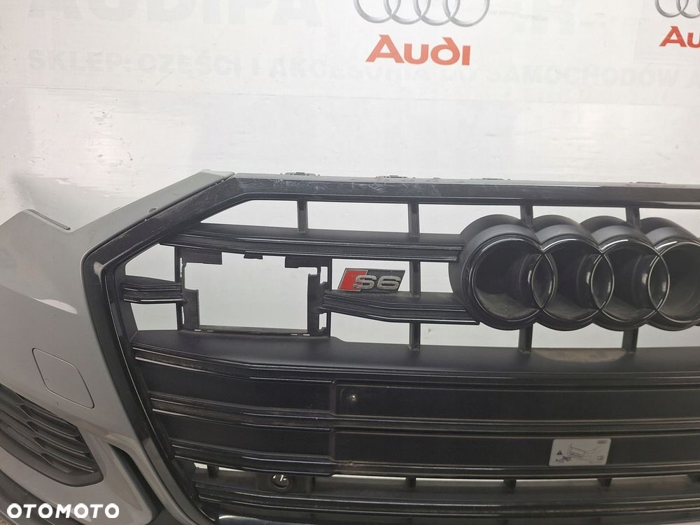ZDERZAK AUDI S6 C8 4K 4K0 2019-2024 ORYGINAŁ OE ASO GRILL DYFUZOR ATRAPA - 3
