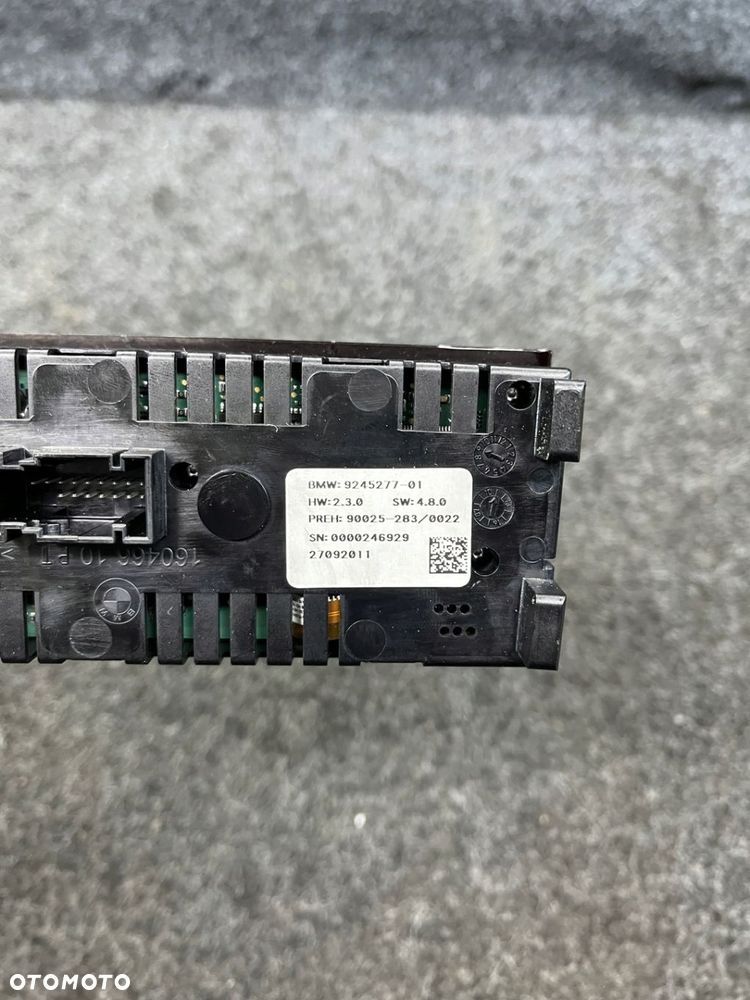 bmw f01 seria7 panel nawiewu klimatyzacji tył tylny 9245277 - 8