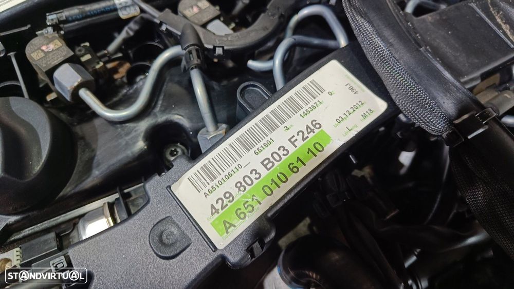 MOTOR  MERCEDES CLASSE A 180 REFª: 651901 - 2