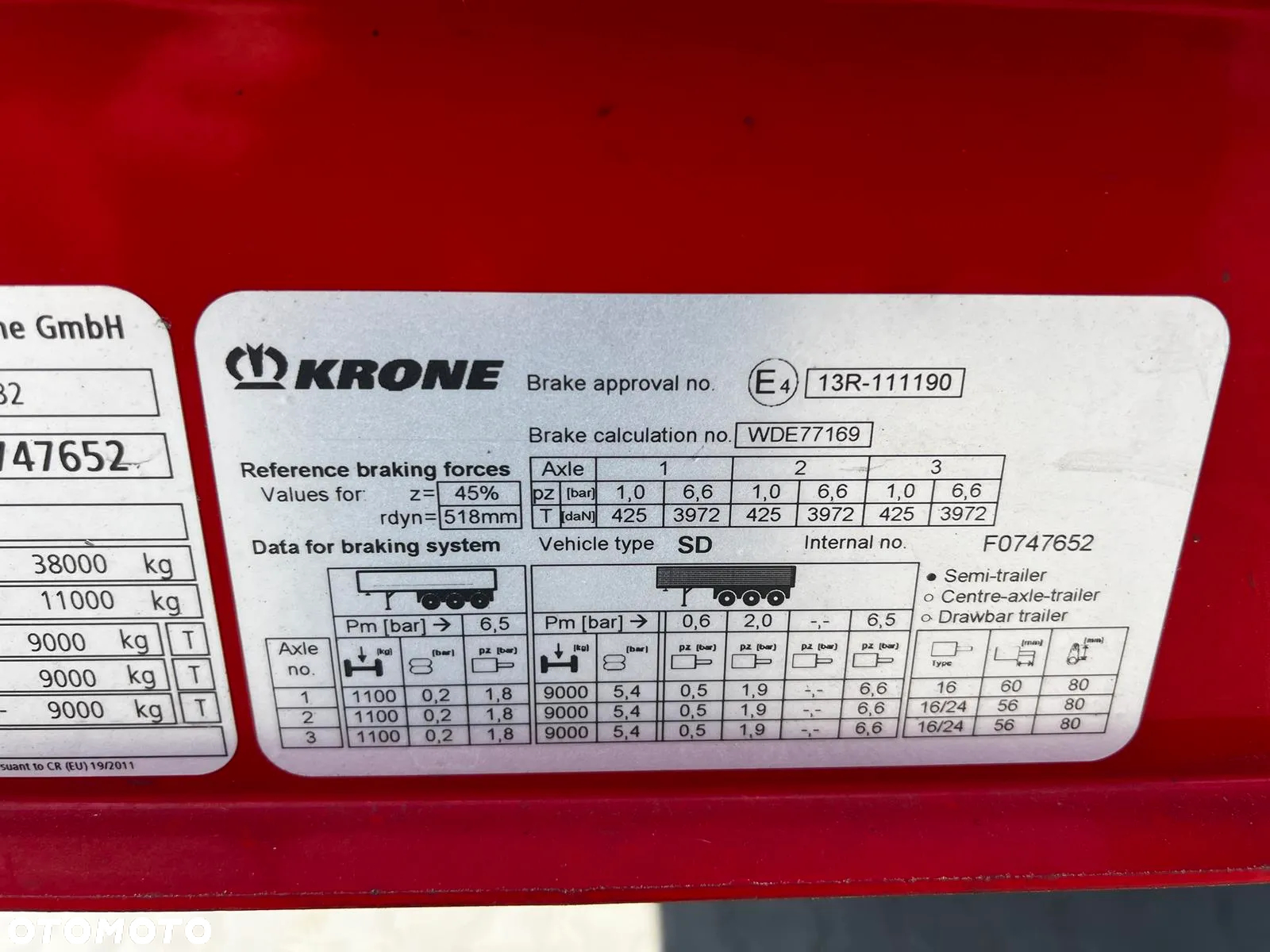 Krone Naczepy kurtynowe SDP 27 eLB - 28