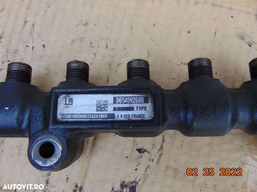 Rampa Injectoare Ford Focus 2 1.6tdci C Max fiesta peugeot 1.6hdi Mazda 3 volvo v50 1.6 - 3