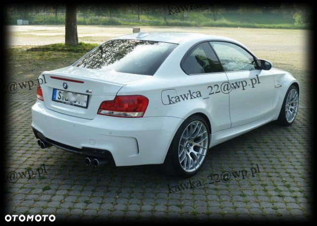 BMW 1 E82 COUPE M1 SPOILER LOTKA SPOJLER PODKŁAD!!