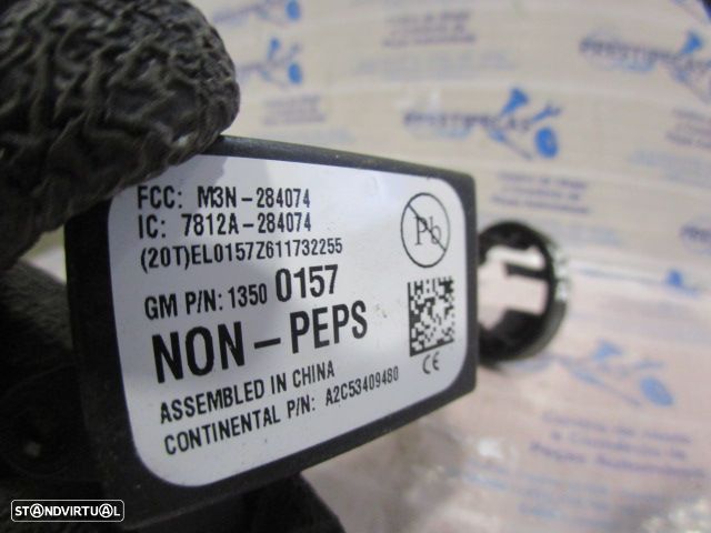 Modulo 13500157 OPEL ASTRA J FASE 1 2012 1.7CDTI 110CV 5P BRANCO Imobilizador - 3