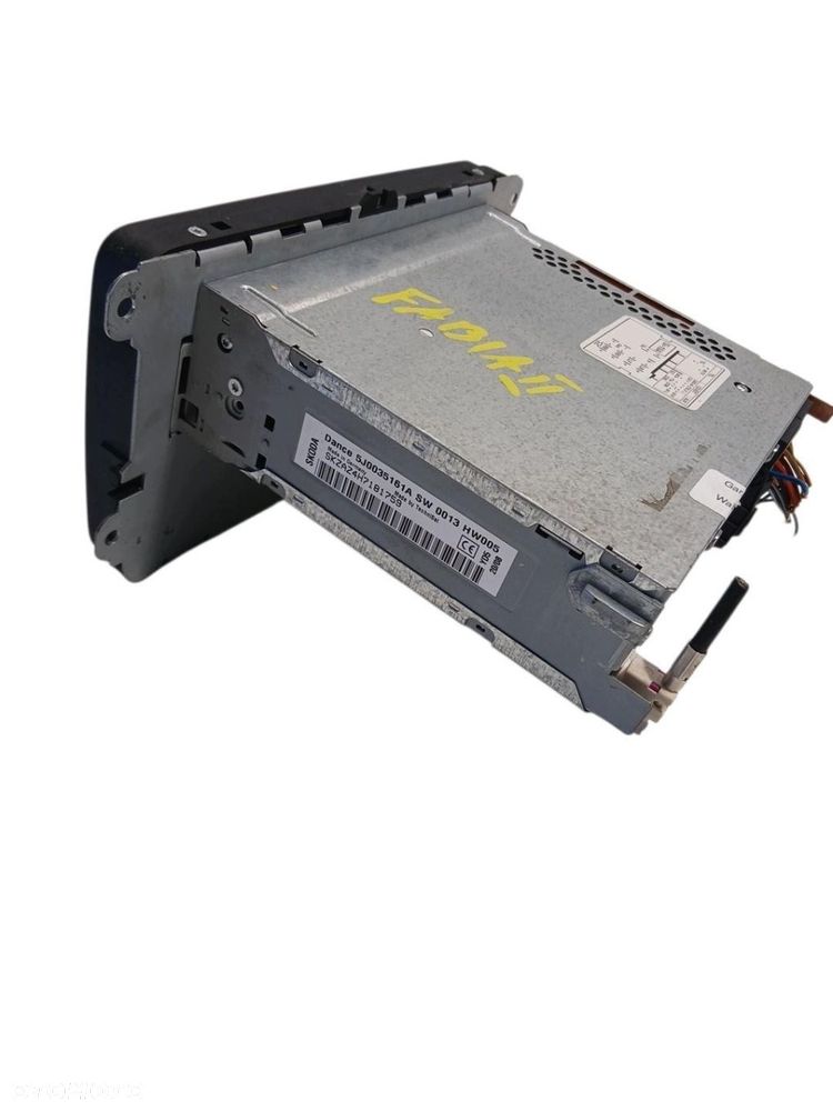 radio cd skoda fabia ii lift 5j0035161a - 3