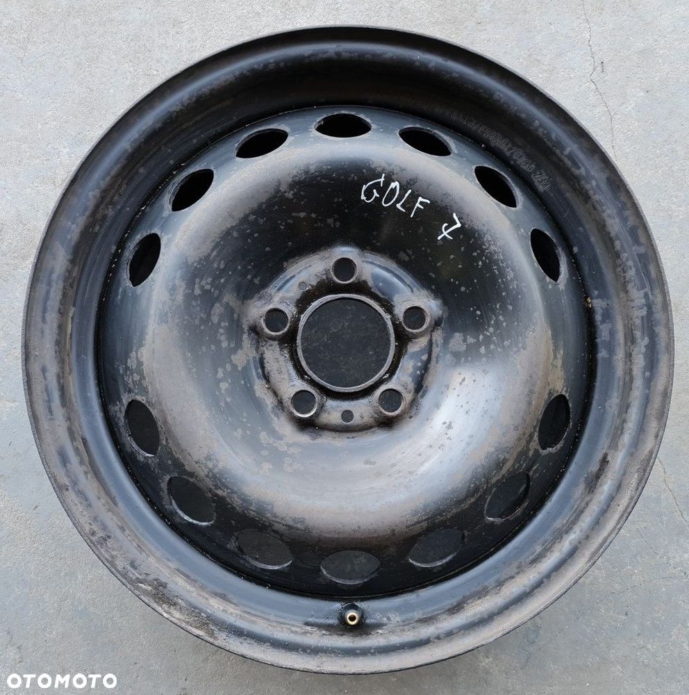 FELGA STALOWA 16 6.5J ET43 VW GOLF VII