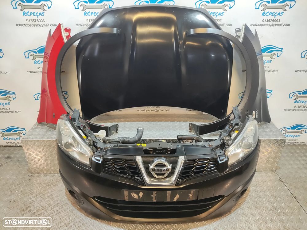 FRENTE COMPLETA NISSAN QASHQAI I 1 MK1 J10 FACELIFT FASE 2 CAPOT PARACHOQUES GUARDA-LAMAS OTICAS RADIADOR VENTILADOR FRENTE FIBRA ABAS REFORÇO - 12